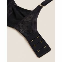 Autograph Lexington Lace & Mesh Wired Minimiser Bra C-G Lingerie Black -autograph Shop unnamed file 1853