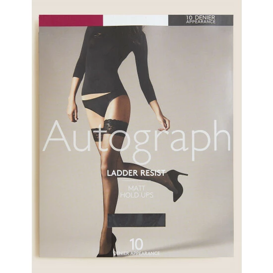 Autograph 10 Denier Ladder Resist Matt Hold-ups Lingerie Rose Quartz 7 Autograph 10 Denier Ladder Resist Matt Hold-ups Lingerie Rose Quartz - Image 7