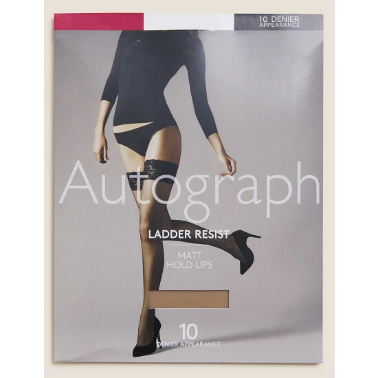 Autograph 10 Denier Ladder Resist Matt Hold-ups Lingerie Rose Quartz 9 Autograph 10 Denier Ladder Resist Matt Hold-ups Lingerie Rose Quartz - Image 9