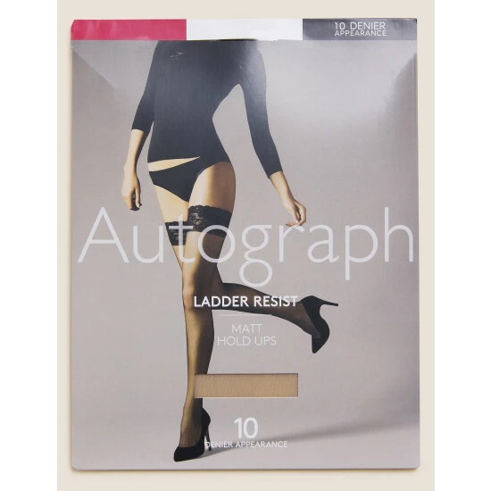 Autograph 10 Denier Ladder Resist Matt Hold-ups Lingerie Rose Quartz 13 Autograph 10 Denier Ladder Resist Matt Hold-ups Lingerie Rose Quartz - Image 13