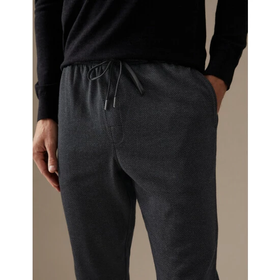Autograph Premium Cotton Loungewear Bottoms Men Charcoal Mix 2 Autograph Premium Cotton Loungewear Bottoms Men Charcoal Mix - Image 2