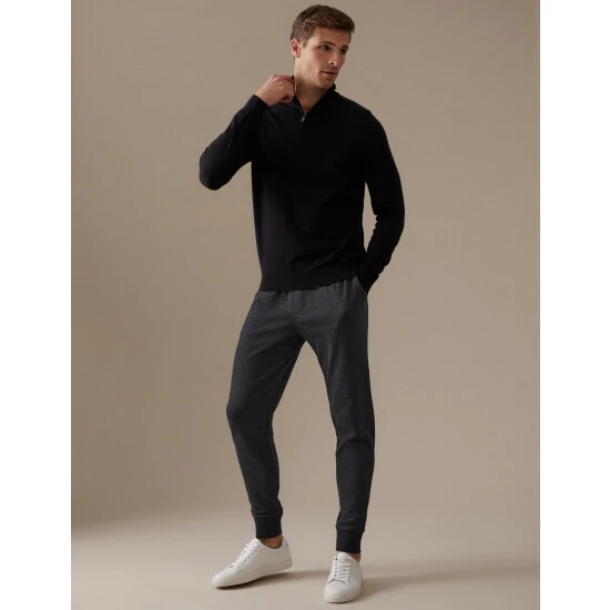 Autograph Premium Cotton Loungewear Bottoms Men Charcoal Mix 3 Autograph Premium Cotton Loungewear Bottoms Men Charcoal Mix - Image 3