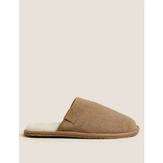 Autograph Suede Mule Slippers With Freshfeet™ Men Dark Brown 7 Autograph Suede Mule Slippers With Freshfeet™ Men Dark Brown - Image 7