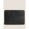Autograph Leather Card Holder Men Black