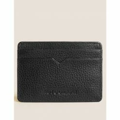 Autograph Leather Card Holder Men Black