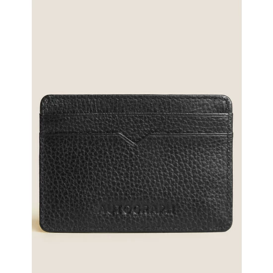 Autograph Leather Card Holder Men Black 1 Autograph Leather Card Holder Men Black