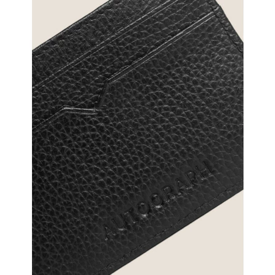 Autograph Leather Card Holder Men Black 2 Autograph Leather Card Holder Men Black - Image 2
