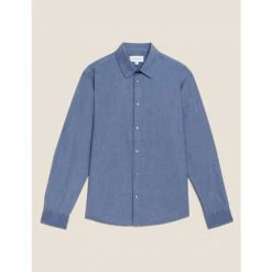 Autograph Denim Shirt Men Dark Indigo