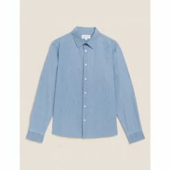 Autograph Denim Shirt Men Dark Indigo -autograph Shop unnamed file 1996