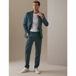 Autograph Tailored Fit Wool With Cashmere Trousers Men Teal 11 Autograph Tailored Fit Wool With Cashmere Trousers Men Teal -autograph Shop unnamed file 2000
