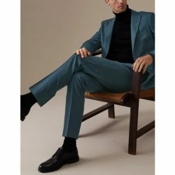 Autograph Tailored Fit Wool With Cashmere Trousers Men Teal 14 Autograph Tailored Fit Wool With Cashmere Trousers Men Teal -autograph Shop unnamed file 2003