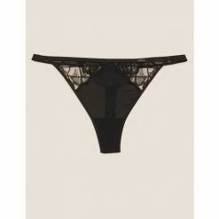 Autograph Calvi Embroidery Thong Lingerie Cherry Red