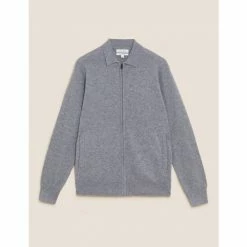 Autograph Pure Cashmere Knitted Jumper Men Navy