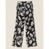 Autograph Jersey Printed Wide Leg Trousers Women Black Mix