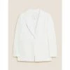Autograph Single Breasted Tuxedo Blazer Women Ivory