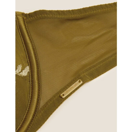 Autograph Amalfi Embroidery Wired Full Cup Bra A-E Lingerie Chartreuse 4 Autograph Amalfi Embroidery Wired Full Cup Bra A-E Lingerie Chartreuse - Image 4