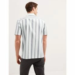 Autograph Pure Cotton Striped Revere Shirt Men Ivory Mix 10 Autograph Pure Cotton Striped Revere Shirt Men Ivory Mix -autograph Shop unnamed file 2126