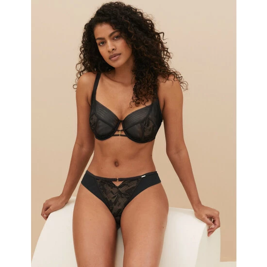 Autograph Lexington Wired Full Cup Bra F-H Lingerie Black 8 Autograph Lexington Wired Full Cup Bra F-H Lingerie Black - Image 8