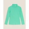 Autograph Wool Rich High Neck Long Sleeve Top Women Turquoise