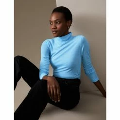 Autograph Wool Rich High Neck Long Sleeve Top Women Turquoise 15 Autograph Wool Rich High Neck Long Sleeve Top Women Turquoise -autograph Shop unnamed file 2172