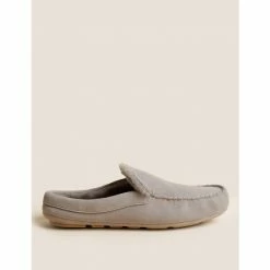 Autograph Suede Moccasin Slippers With Freshfeet™ Men Latte -autograph Shop unnamed file 2175