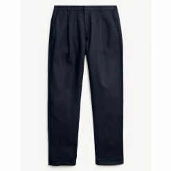 Autograph Tapered Fit Cotton Rich Trousers Men Onyx