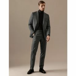 Autograph Tailored Fit Wool Rich Check Trousers Men Grey Mix 13 Autograph Tailored Fit Wool Rich Check Trousers Men Grey Mix -autograph Shop unnamed file 2211