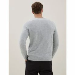 Autograph Pure Cashmere V-Neck Jumper Men Medium Grey 12 Autograph Pure Cashmere V-Neck Jumper Men Medium Grey -autograph Shop unnamed file 225