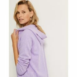 Autograph Pure Cashmere Knitted Relaxed Hoodie Women Black -autograph Shop unnamed file 2256