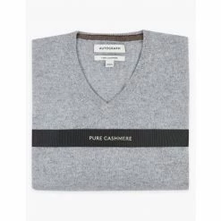 Autograph Pure Cashmere V-Neck Jumper Men Medium Grey 14 Autograph Pure Cashmere V-Neck Jumper Men Medium Grey -autograph Shop unnamed file 227