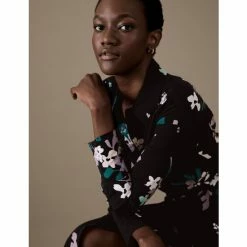 Autograph Cupro Rich Floral Midaxi Shirt Dress Women Black Mix 10 Autograph Cupro Rich Floral Midaxi Shirt Dress Women Black Mix -autograph Shop unnamed file 2298