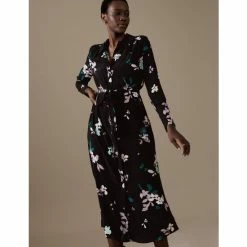 Autograph Cupro Rich Floral Midaxi Shirt Dress Women Black Mix 13 Autograph Cupro Rich Floral Midaxi Shirt Dress Women Black Mix -autograph Shop unnamed file 2301