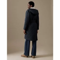 Autograph Quilted Hooded Belted Longline Raincoat Women Navy 11 Autograph Quilted Hooded Belted Longline Raincoat Women Navy -autograph Shop unnamed file 2306