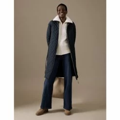 Autograph Quilted Hooded Belted Longline Raincoat Women Navy 13 Autograph Quilted Hooded Belted Longline Raincoat Women Navy -autograph Shop unnamed file 2308