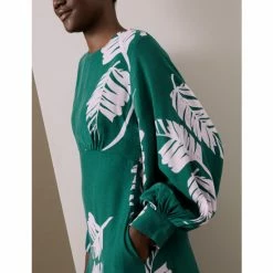 Autograph Cupro Rich Leaf Print Waisted Midaxi Dress Women Green Mix 9 Autograph Cupro Rich Leaf Print Waisted Midaxi Dress Women Green Mix -autograph Shop unnamed file 2334