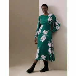 Autograph Cupro Rich Leaf Print Waisted Midaxi Dress Women Green Mix 11 Autograph Cupro Rich Leaf Print Waisted Midaxi Dress Women Green Mix -autograph Shop unnamed file 2336