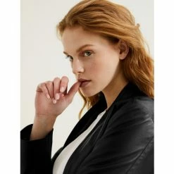 Autograph Leather Belted Collarless Longline Jacket Women Black 16 Autograph Leather Belted Collarless Longline Jacket Women Black -autograph Shop unnamed file 2344