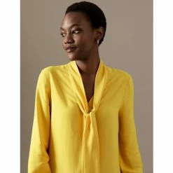 Autograph Tie Neck Long Sleeve Blouse Women Bright Gold 13 Autograph Tie Neck Long Sleeve Blouse Women Bright Gold -autograph Shop unnamed file 2351