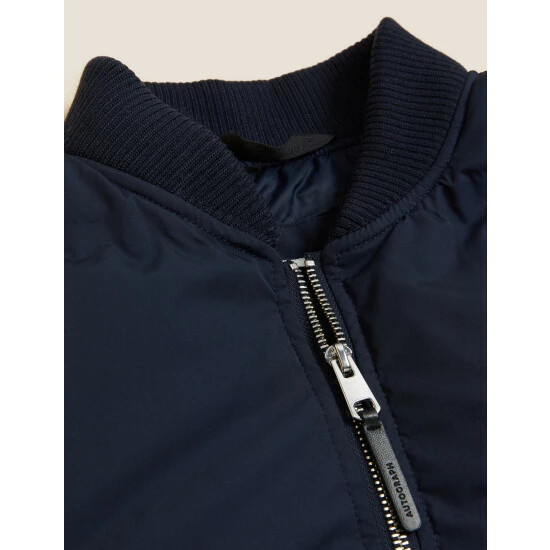 Autograph Feather And Down Bomber Jacket With Stormwear™ Men Navy 6 Autograph Feather And Down Bomber Jacket With Stormwear™ Men Navy - Image 6