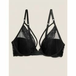 Autograph Calvi Embroidery Wired Plunge Bra A-E Lingerie Cherry Red