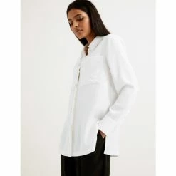 Autograph Pure Tencel™ Collared Long Sleeve Shirt Women Ivory 13 Autograph Pure Tencel™ Collared Long Sleeve Shirt Women Ivory -autograph Shop unnamed file 2448