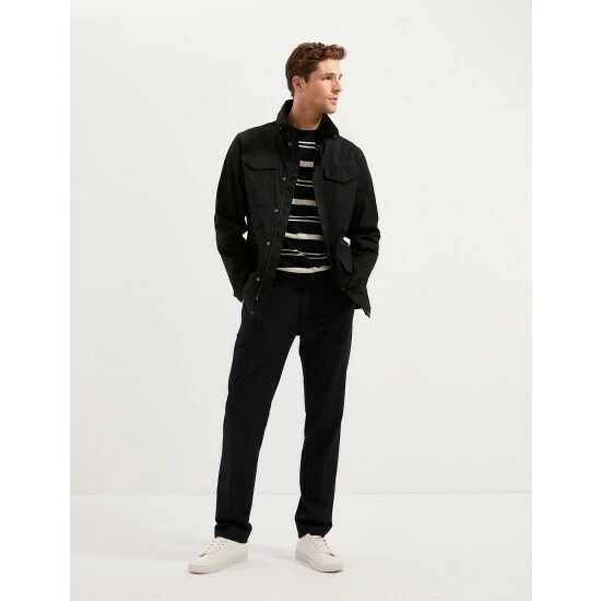 Autograph Cotton Rich Hooded Coat With Stormwear™ Men Black 2 Autograph Cotton Rich Hooded Coat With Stormwear™ Men Black - Image 2