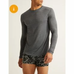 Autograph Merino Light Warmth Thermal Long Sleeve Top Men Grey -autograph Shop unnamed file 2496