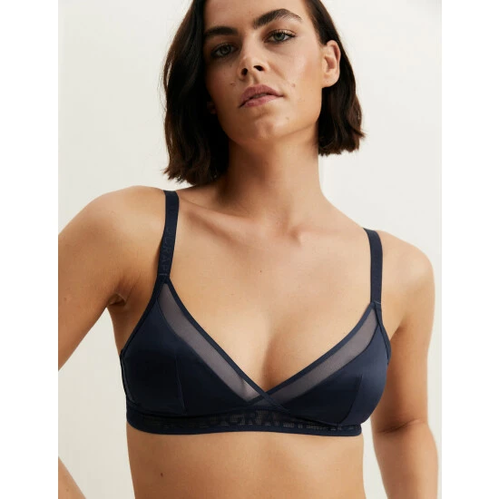 Autograph Tivoli Mesh Non Wired Bralette A-E Lingerie Claret 3 Autograph Tivoli Mesh Non Wired Bralette A-E Lingerie Claret - Image 3