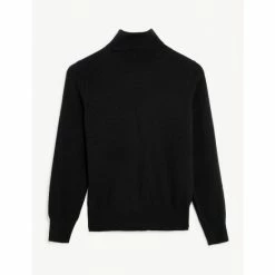 Autograph Pure Cashmere Roll Neck Jumper Women Medium Navy