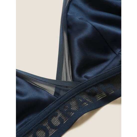 Autograph Tivoli Mesh Non Wired Bralette A-E Lingerie Claret 5 Autograph Tivoli Mesh Non Wired Bralette A-E Lingerie Claret - Image 5