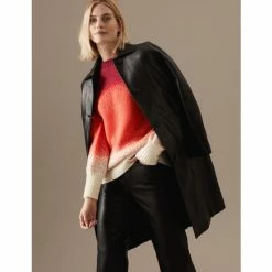 Autograph Colour Block Longline Jumper With Wool Women Raspberry Mix 13 Autograph Colour Block Longline Jumper With Wool Women Raspberry Mix -autograph Shop unnamed file 2523