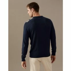 Autograph Striped Zip Neck Knitted Polo Shirt Men Navy 10 Autograph Striped Zip Neck Knitted Polo Shirt Men Navy -autograph Shop unnamed file 2544