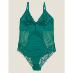 Autograph Marseilles Lace Body Lingerie Teal