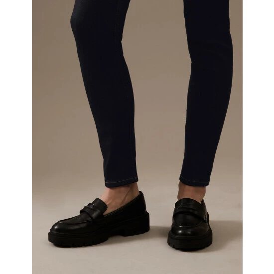 Autograph Tencel™ Blend High Waisted Skinny Jeans Women Dark Indigo 4 Autograph Tencel™ Blend High Waisted Skinny Jeans Women Dark Indigo - Image 4